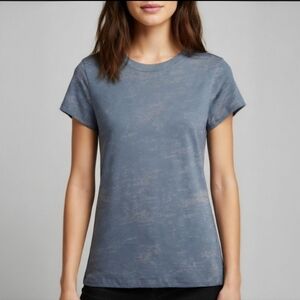 Anatomie Gray Burnout Short Sleeve Soft T-Shirt Womens Size Large